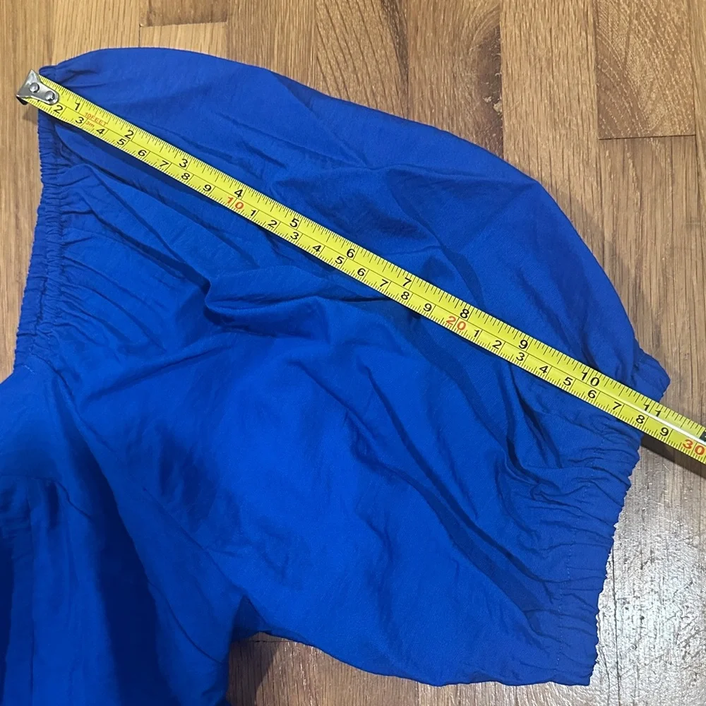 *last chance* Nine West | Women’s Elegant Blue Puff Sleeve Top - Picture 5 of 13